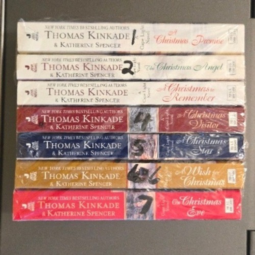 Thomas Kinkade Cape Light Christmas Novel Series Set of 7 Paperbacks New Sealed